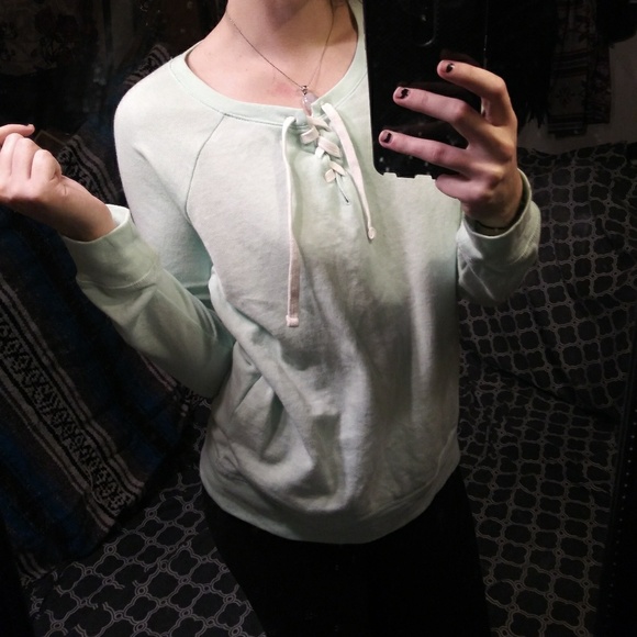 Soft, Seafoam Green Sweater - Picture 2 of 3